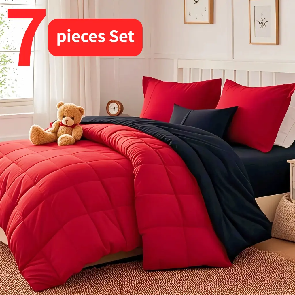 7 piece comforter set