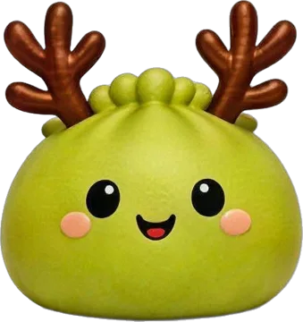 Festive squishy character