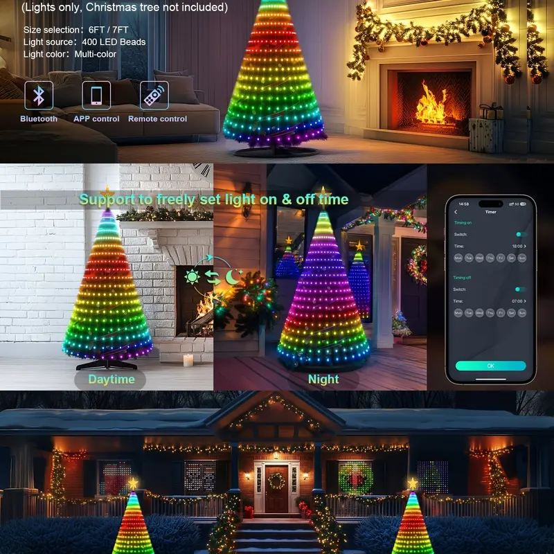 HOODINK smart Christmas tree lights product image 7