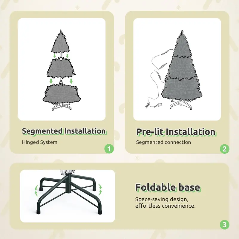 Installation and folding base