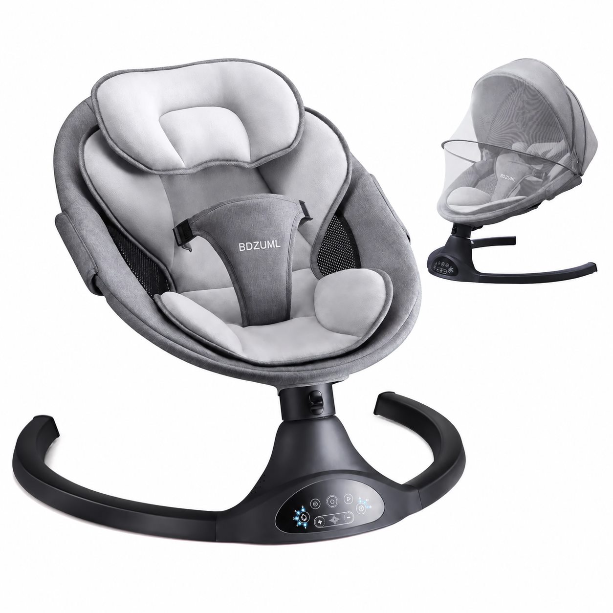BDZUML Electric Baby Swing - front view