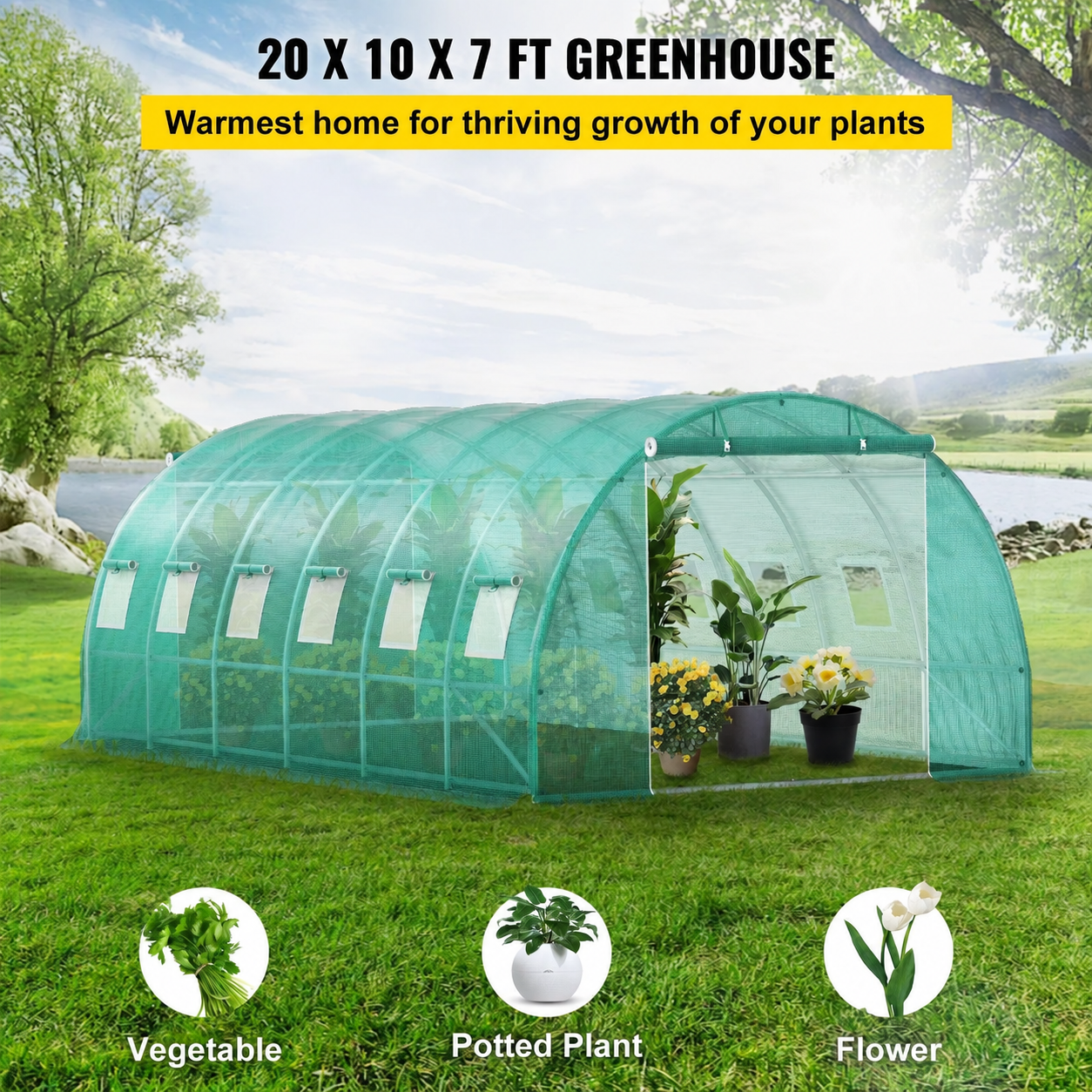 Walk-in tunnel greenhouse product image