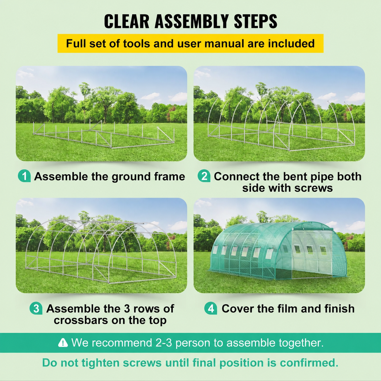 Walk-in tunnel greenhouse product image