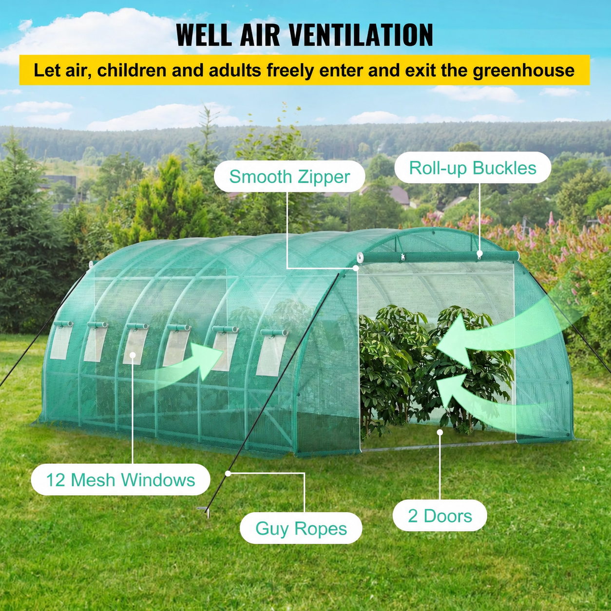 Walk-in tunnel greenhouse product image