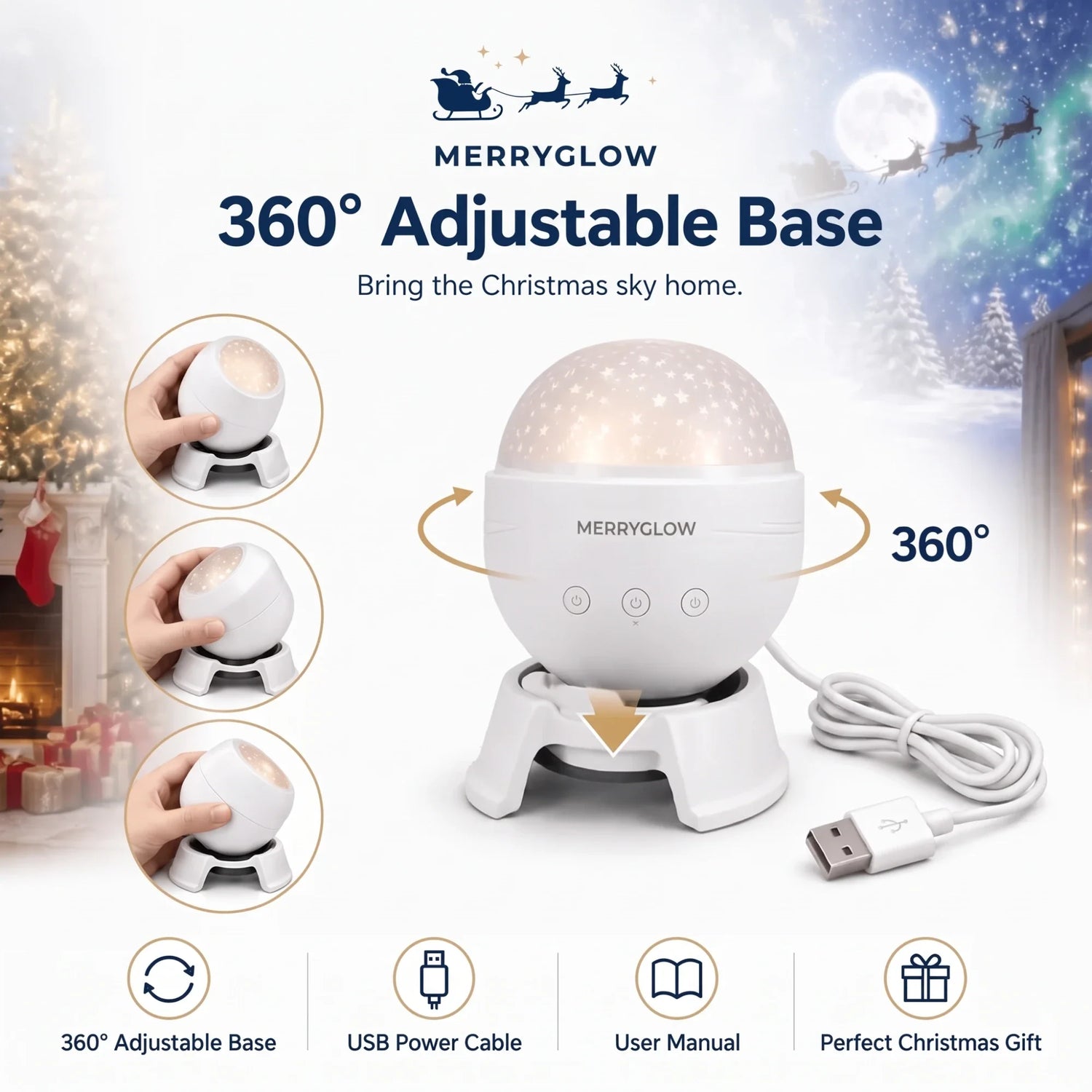 Bdzuml™️ Christmas Sky Projector