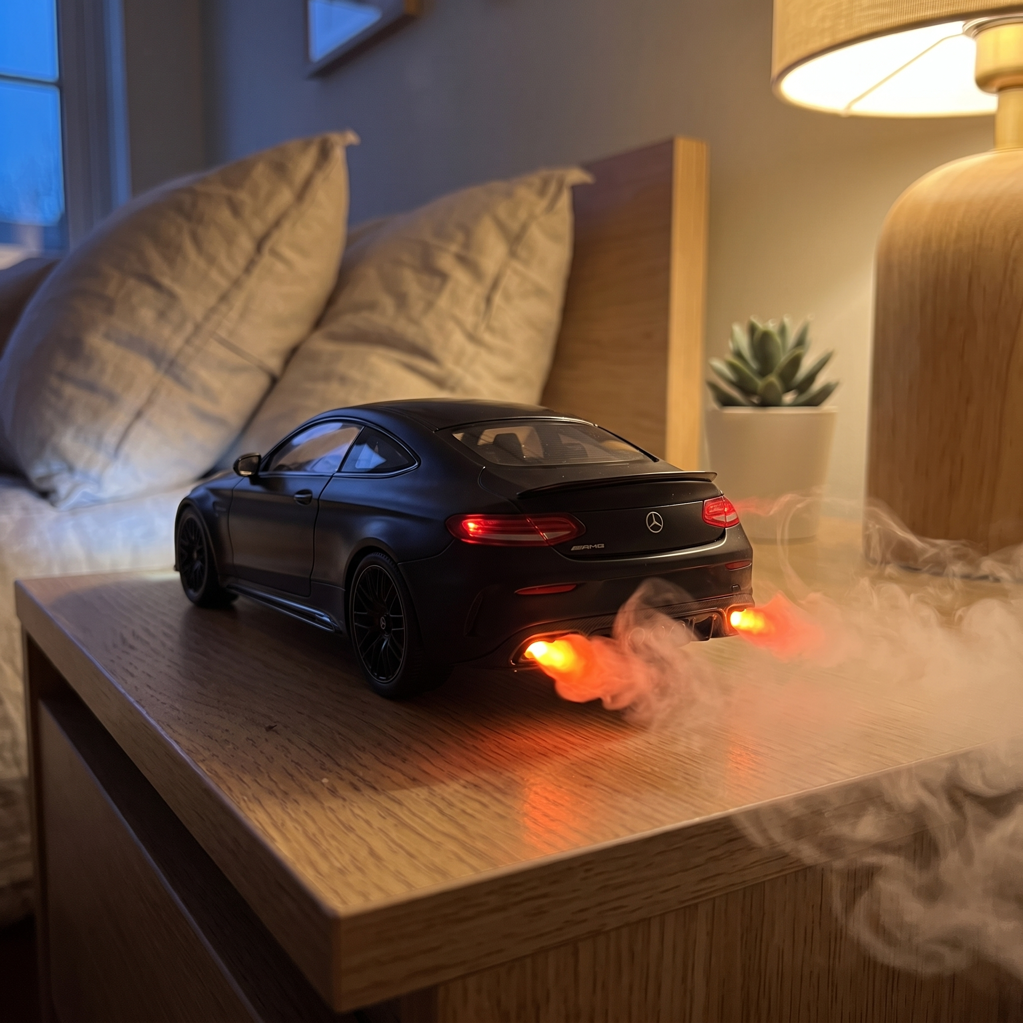 Motor Scent Black C63 AMG desk humidifier