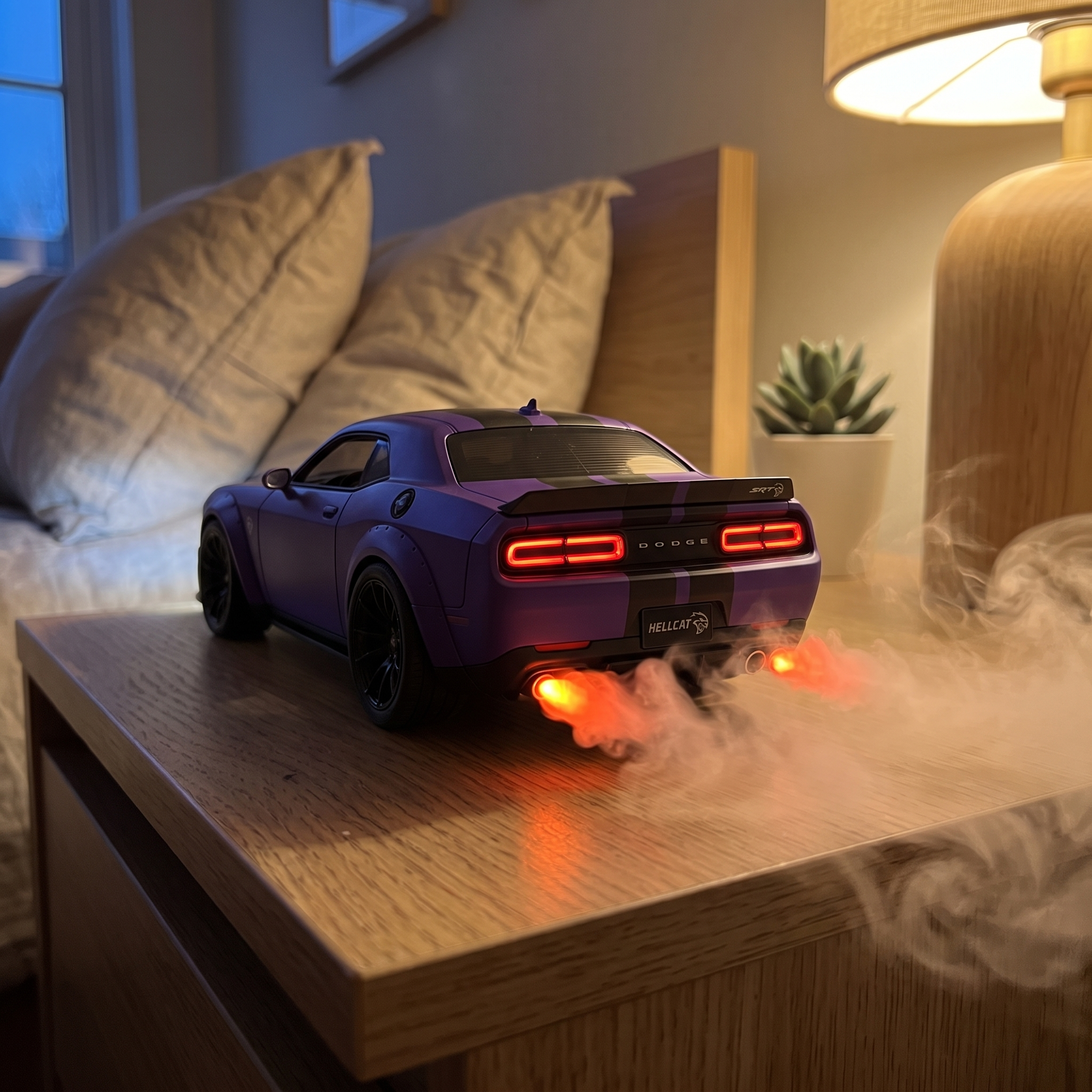 Motor Scent Purple Hellcat desk humidifier