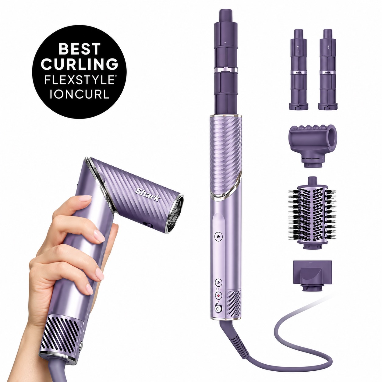 Shark FlexStyle IonCurl HD840 complete styling set