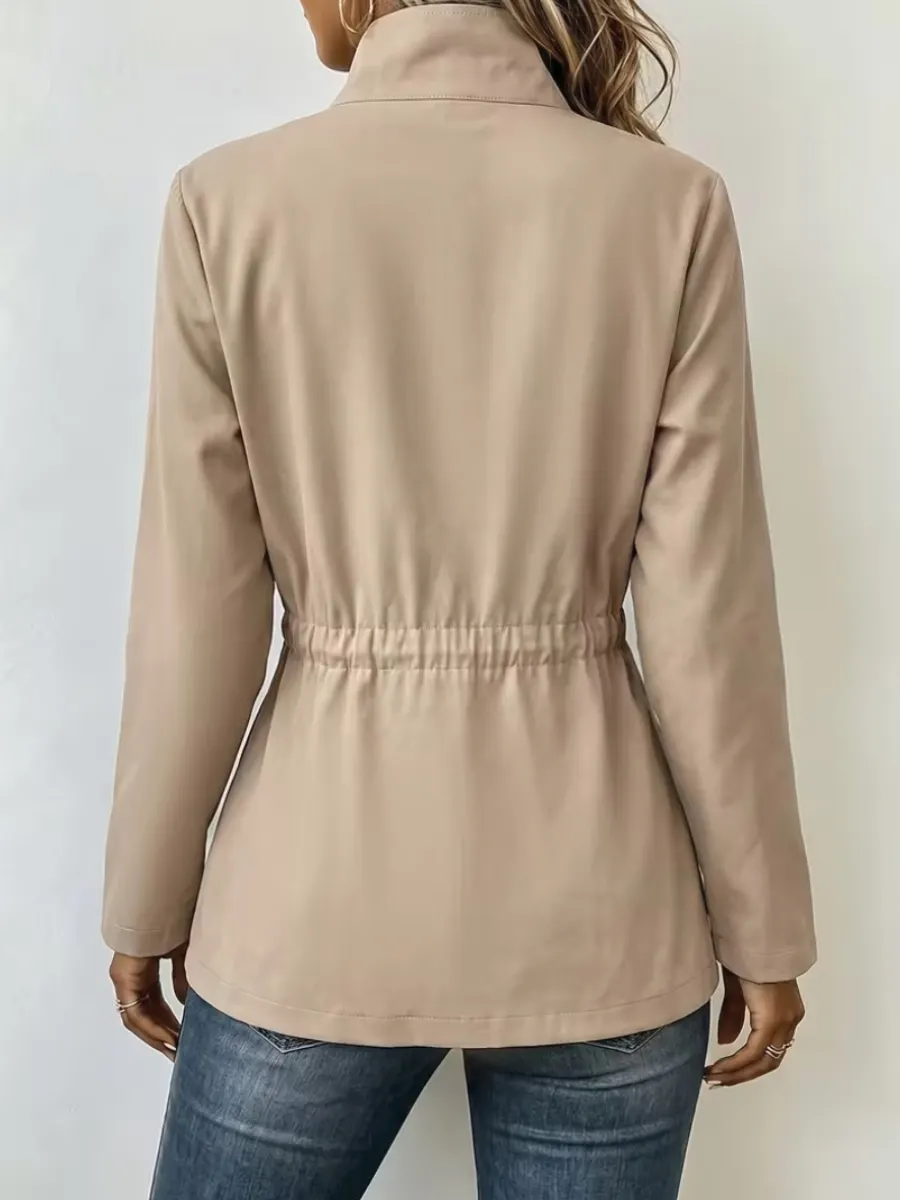 🤲LAST DAY SAVE 49% ⏰Casual Safari Anorak Jacket Zip Up Military Coat with Pockets