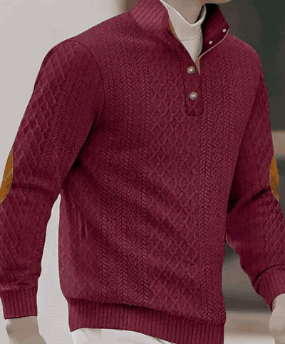 Textured knit sweater video detail