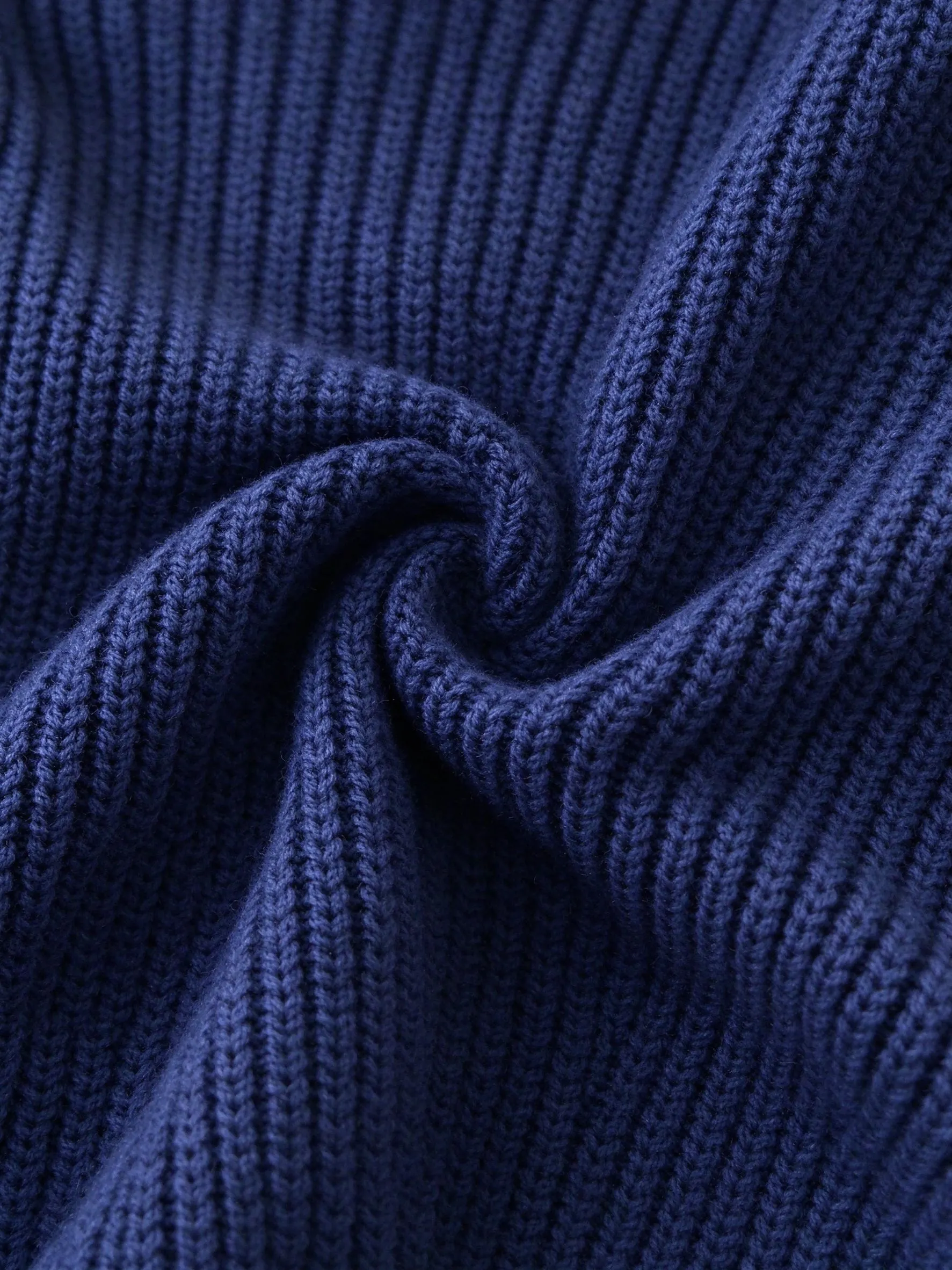 ribbed knit fabric macro