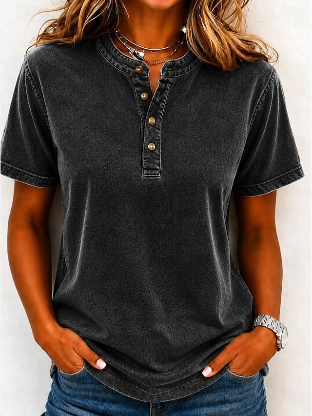 The Effortless Washed Cotton Henley