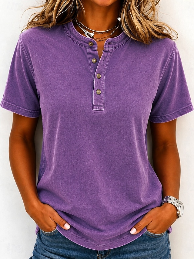 The Effortless Washed Cotton Henley