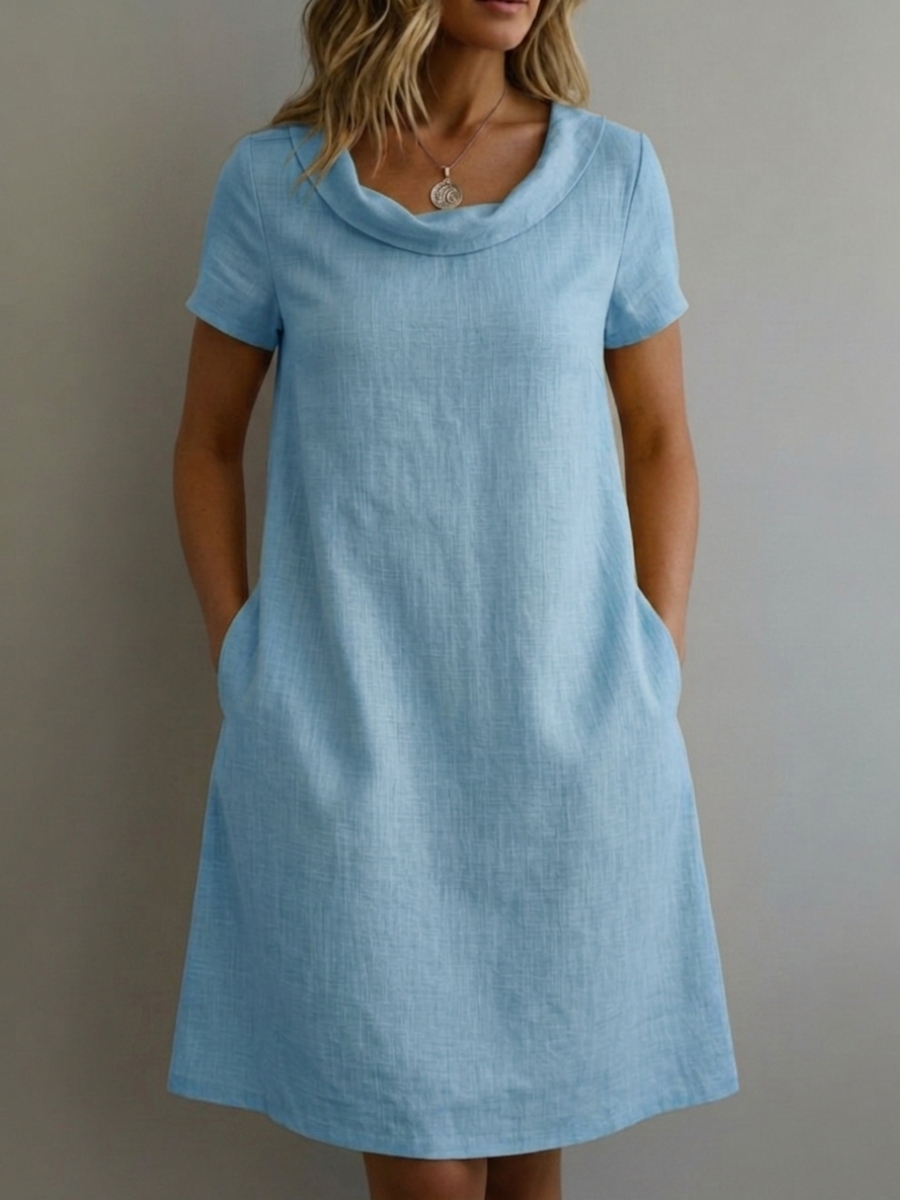 NEW ARRIVALS🔥 The A-Line Short Sleeve Easy Dress