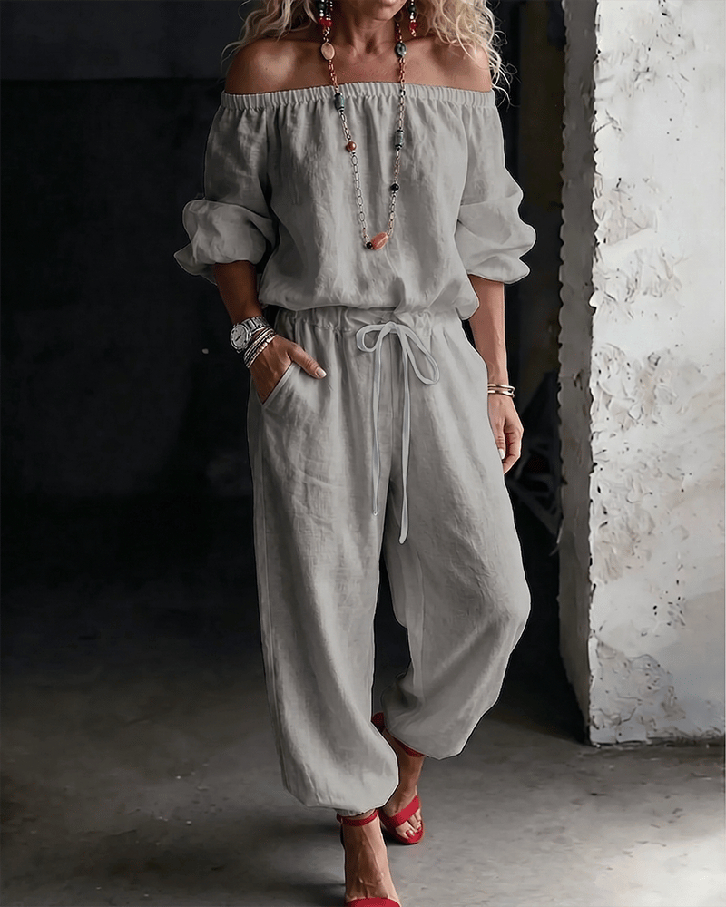 The Effortless Linen-Blend Resort Set