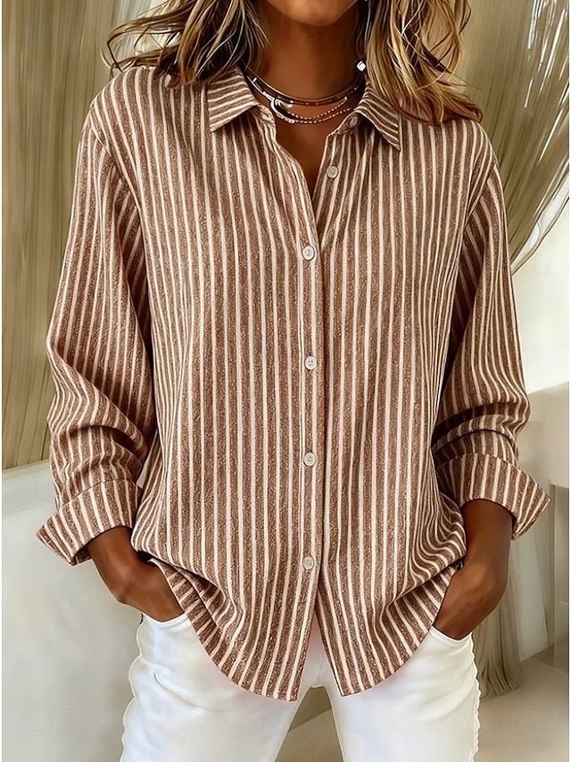 The Effortless Everyday Stripe Button-Down