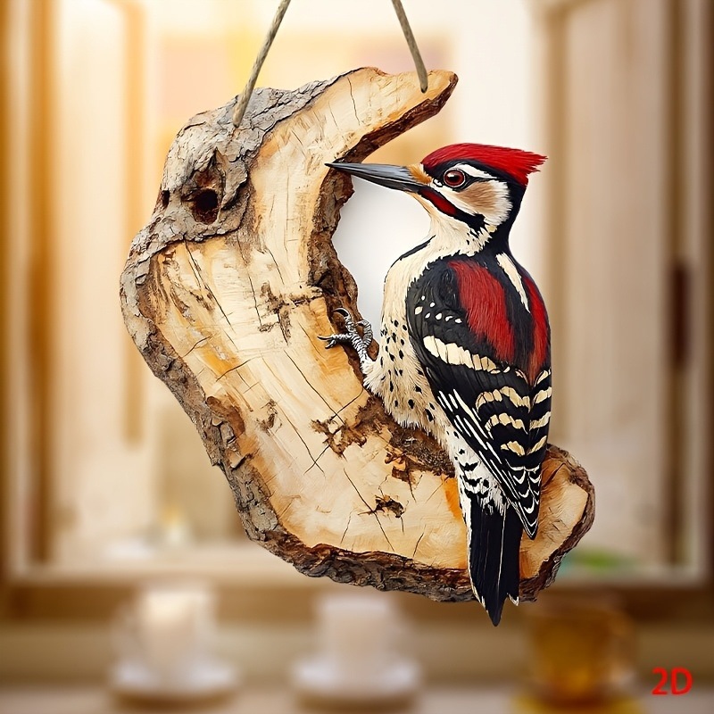 Whimsical Wooden Bird Wall Art