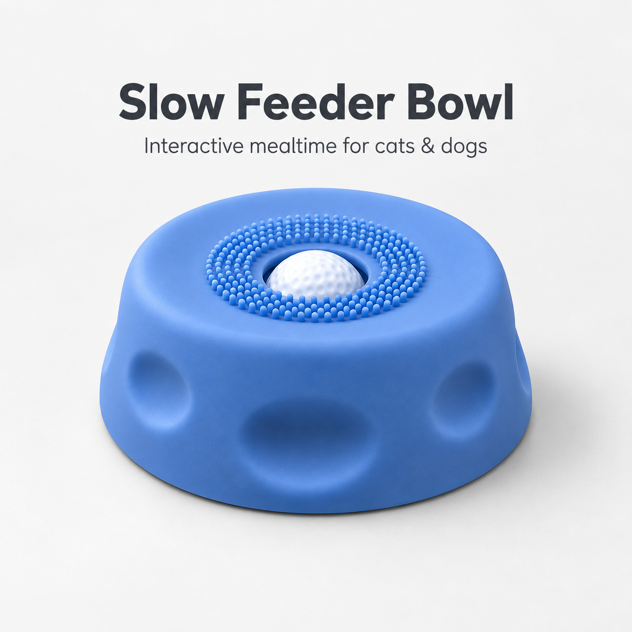 Dog slow feeder bowl