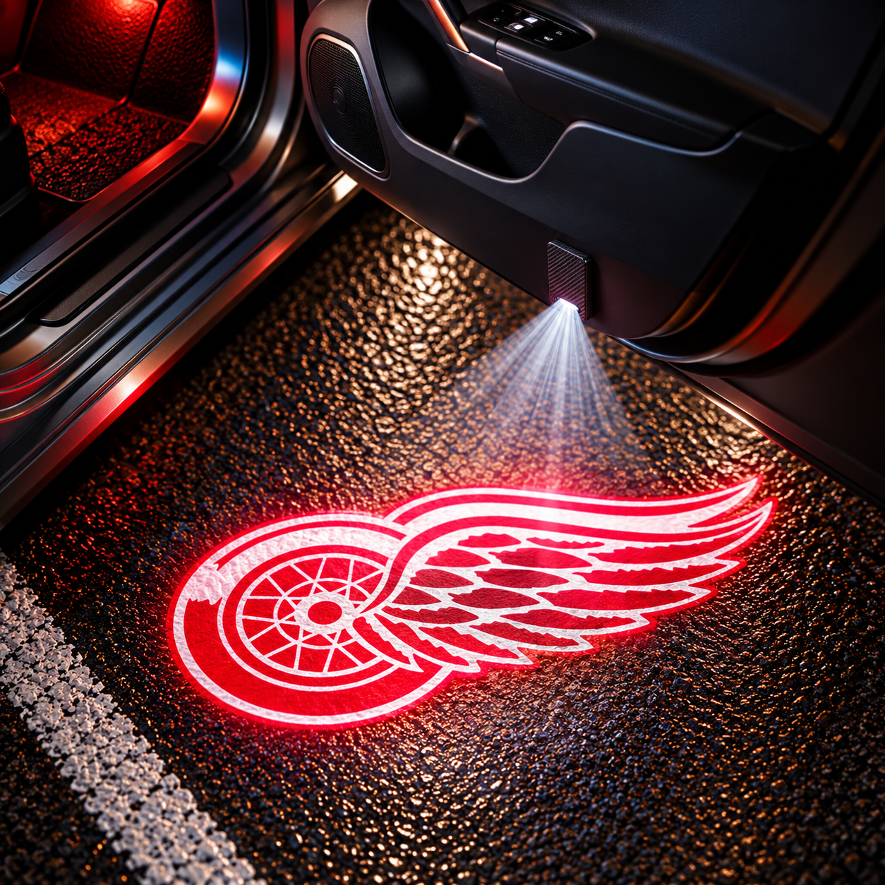 Hockey Led Car Door Projector Lights