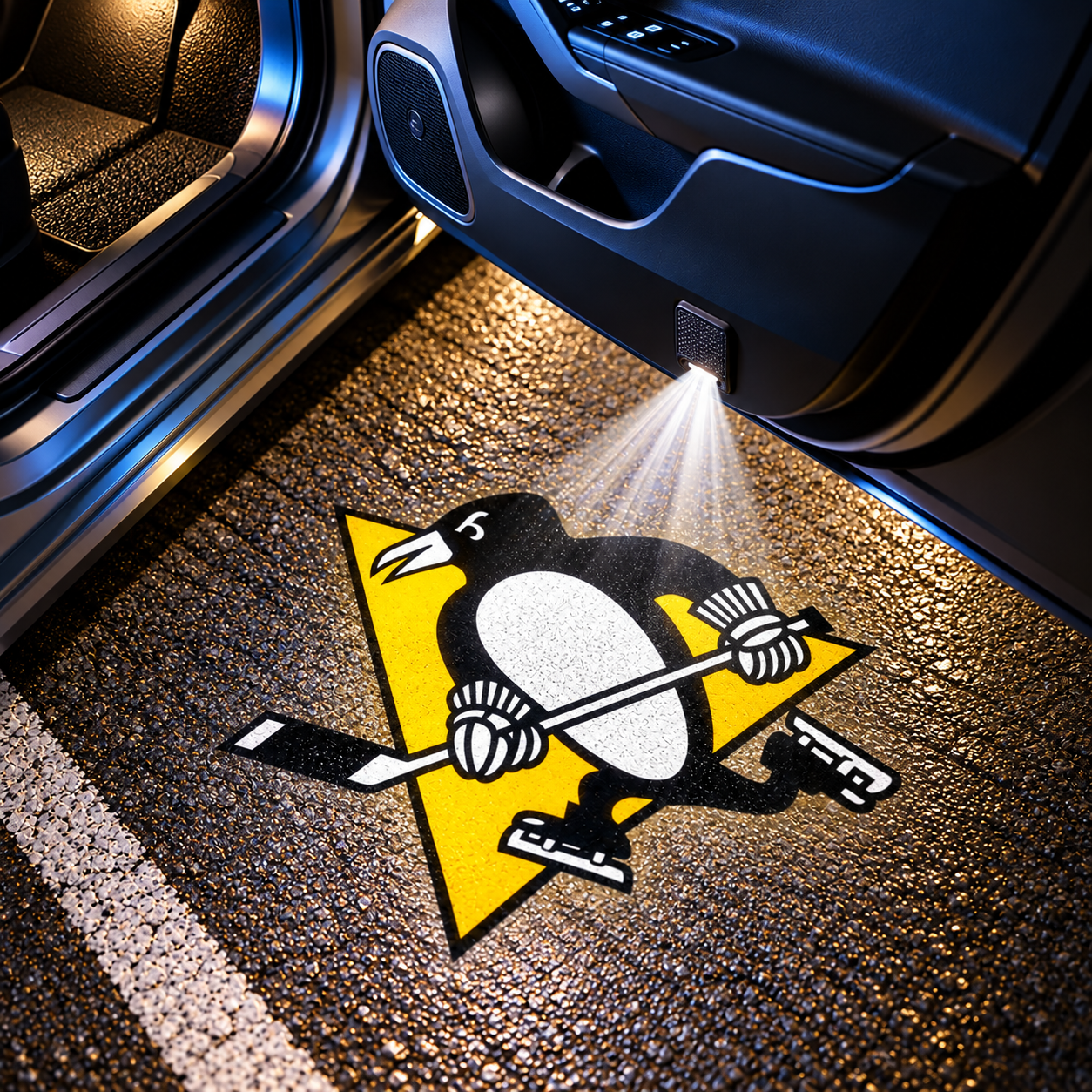 Hockey Led Car Door Projector Lights