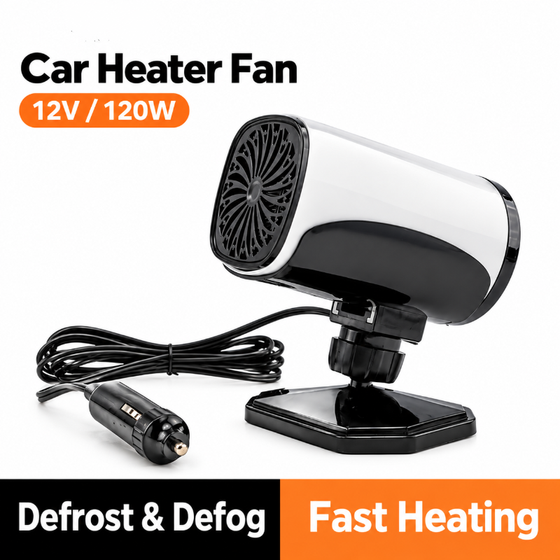 🔥LAST DAY SALE 49% OFF - Portable Car Heater Defroster with 360-Degree Rotating Base