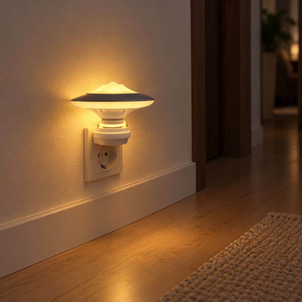 LED-owa nocna lampka z czujnikiem ruchu