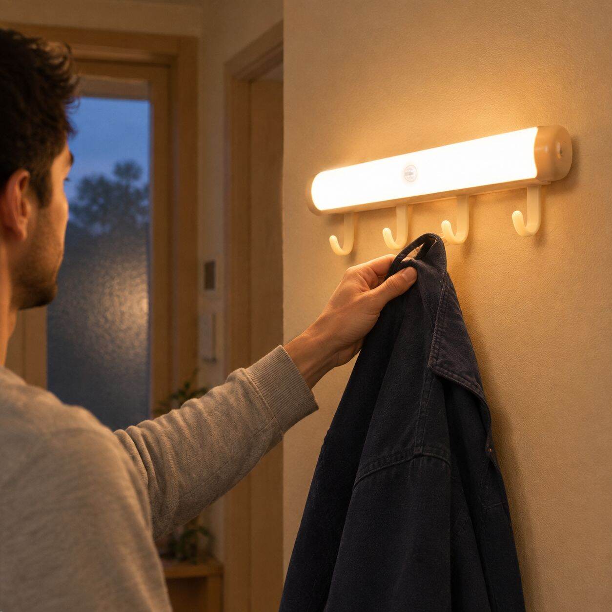 Automatyczna lampa wisząca z czujnikiem ruchu