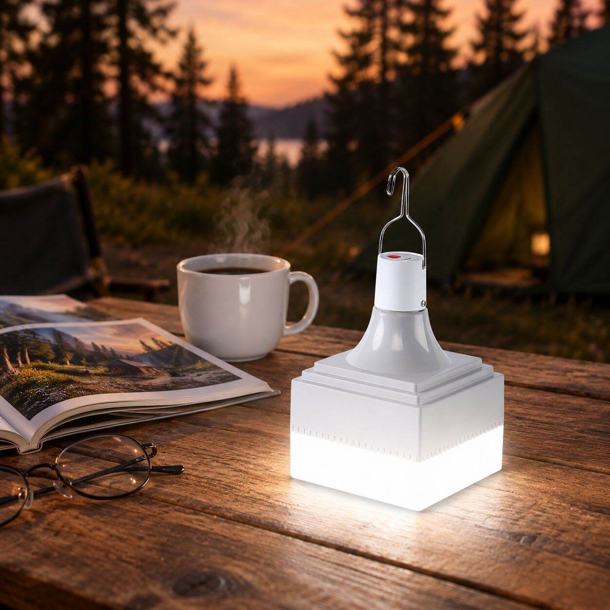 Wielofunkcyjna, ładowalna lampa LED awaryjna