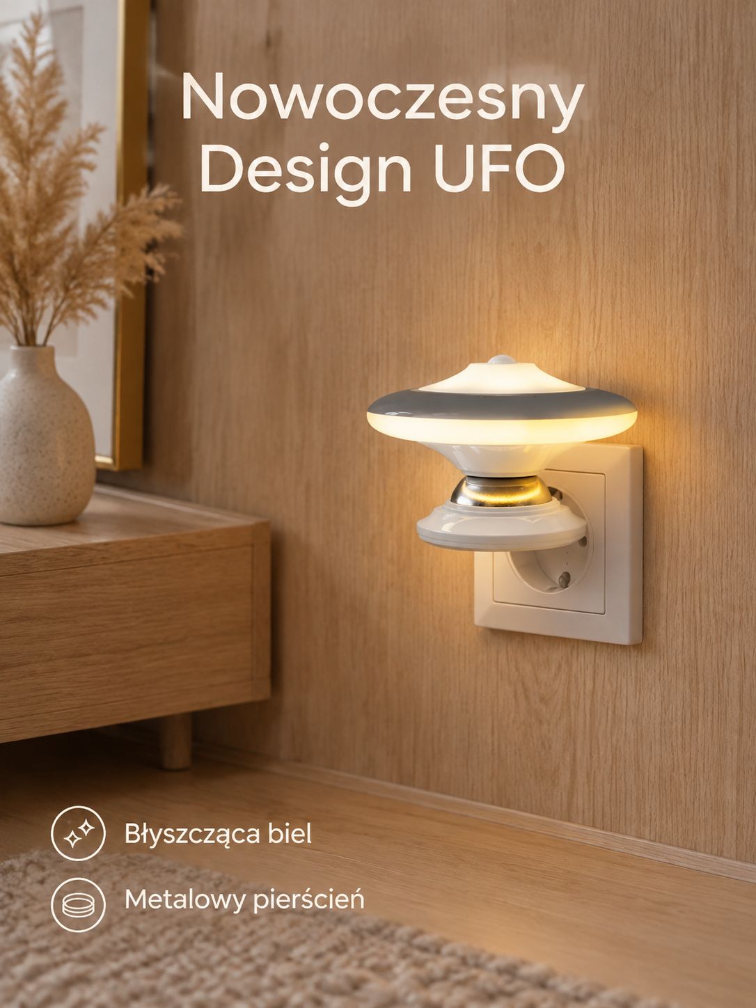 LED-owa nocna lampka z czujnikiem ruchu