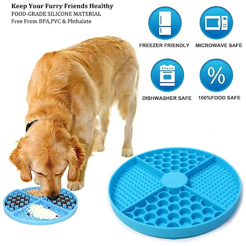 Slow Feeder Lick Mat for Dogs – Enrichment & Treat Mat