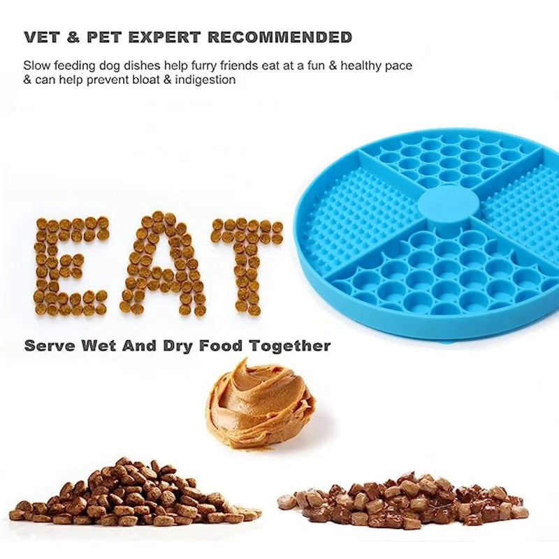 Slow Feeder Lick Mat for Dogs – Enrichment & Treat Mat