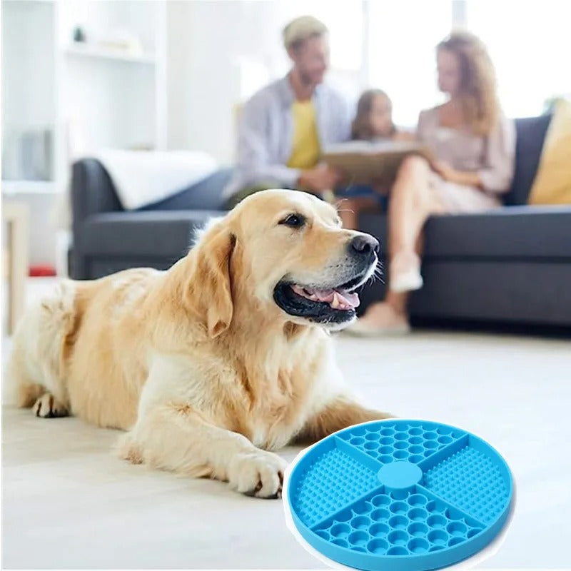Slow Feeder Lick Mat for Dogs – Enrichment & Treat Mat