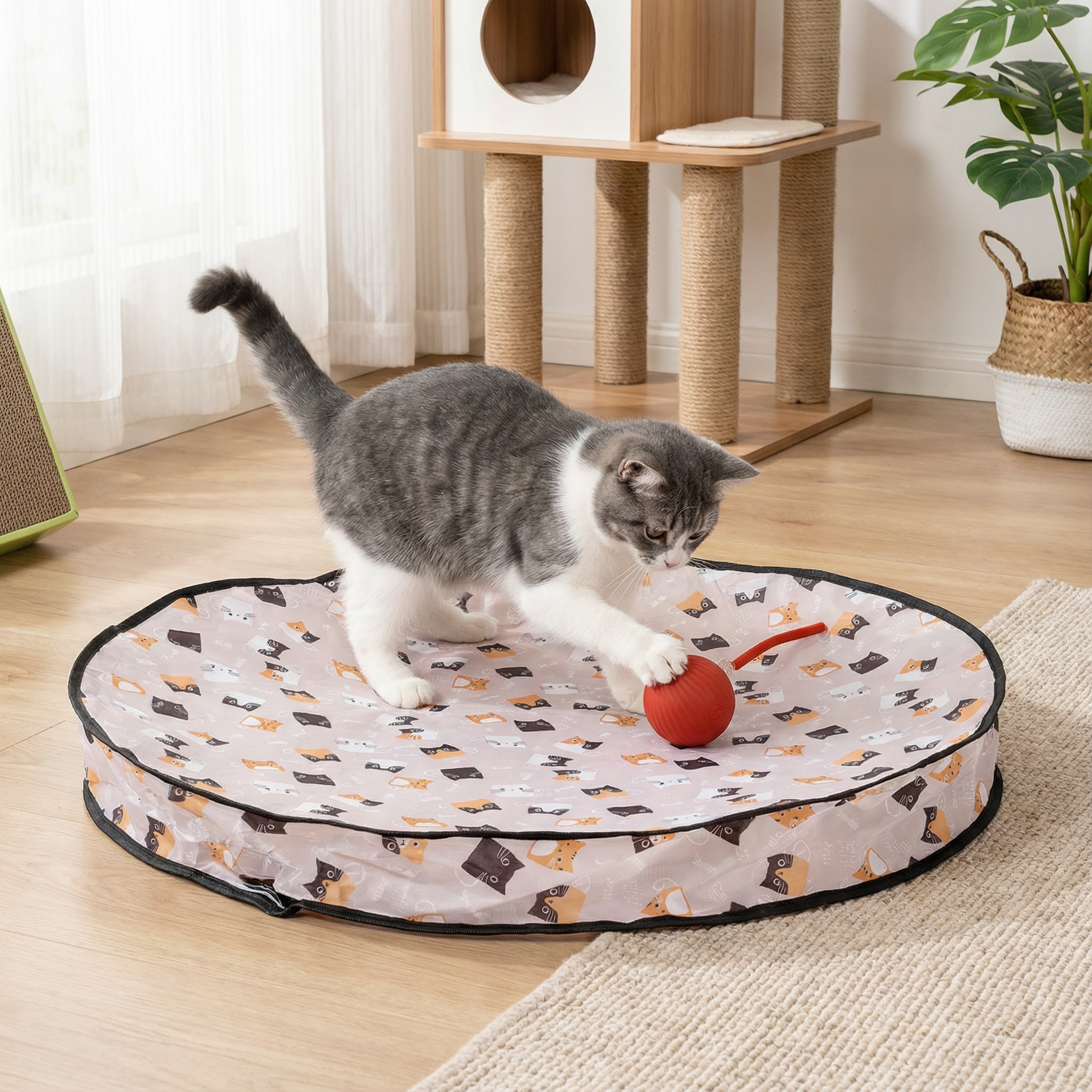 Interactive Hide and Seek Cat Toy