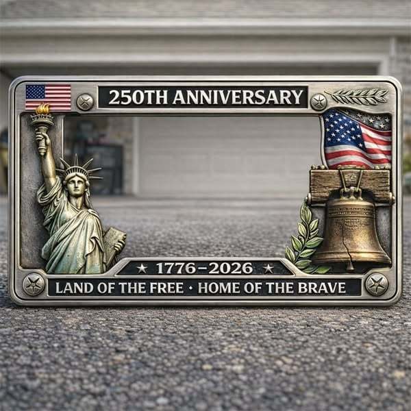 250th Anniversary Commemorative License Plate Frame🗽