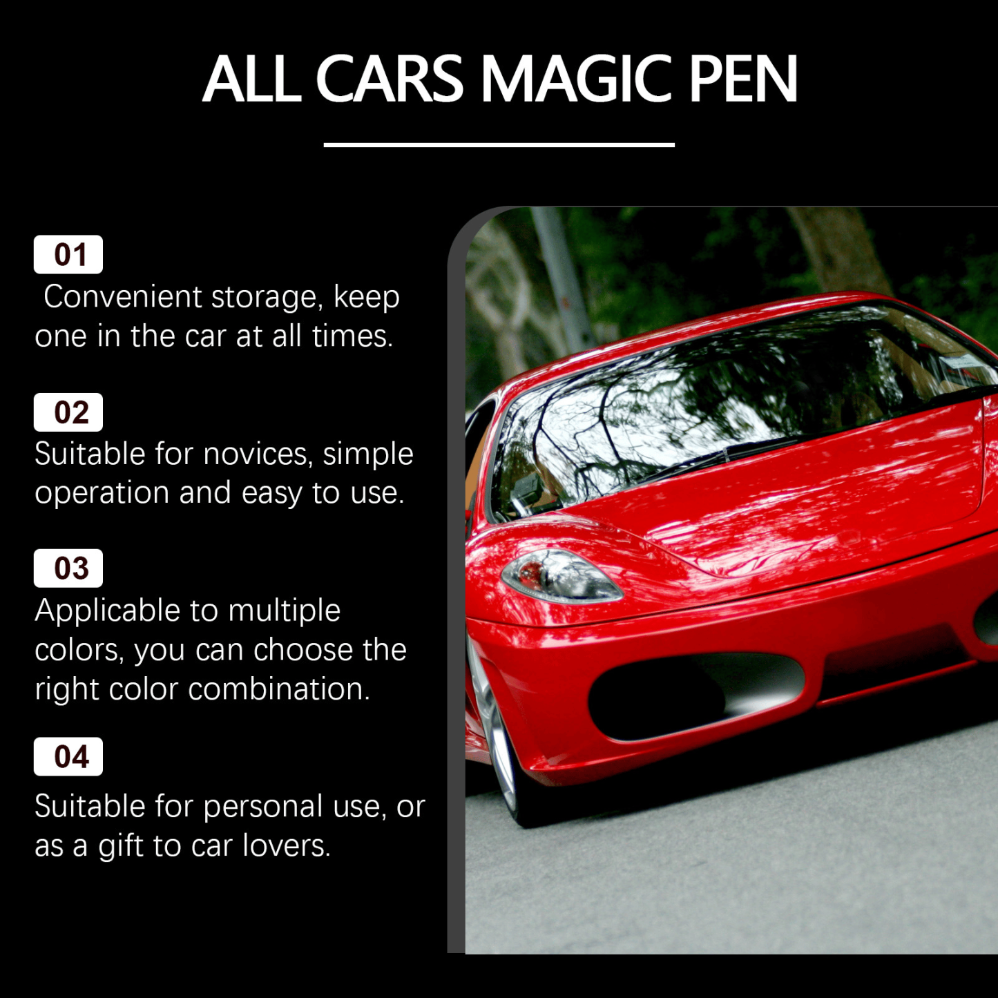 All Cars Magic Scratch Repair Pen 🖌️