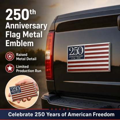 250th Anniversary Metal Flag Emblem★