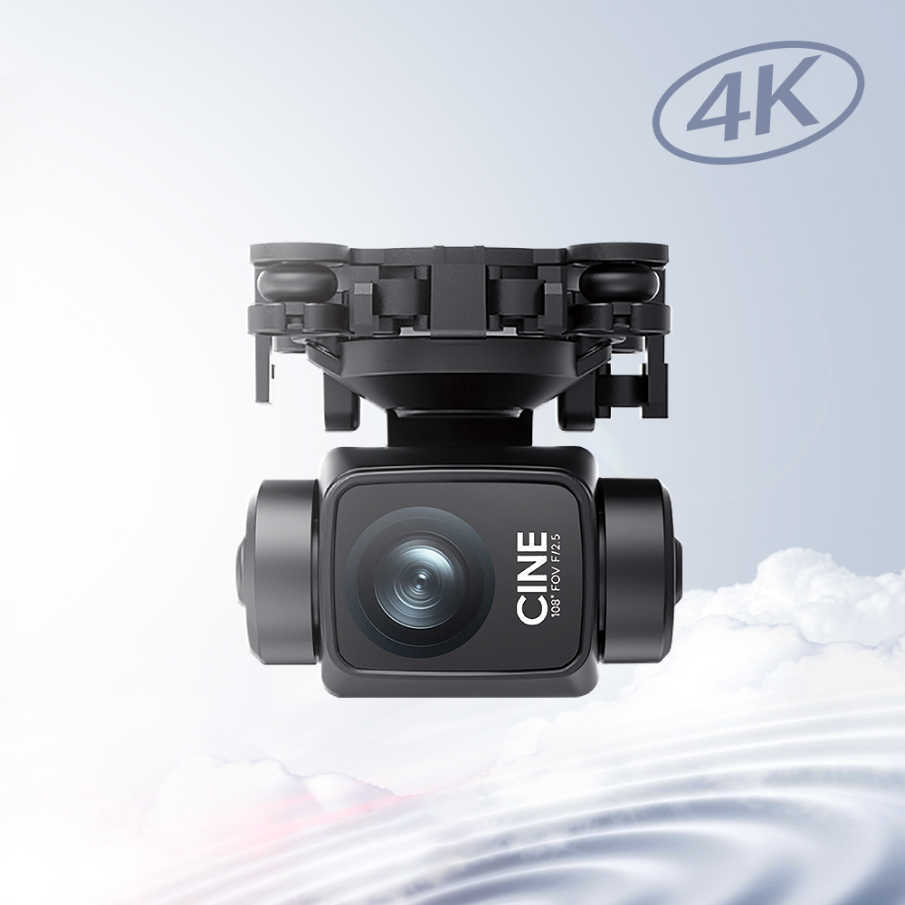 Gros plan sur la caméra 4K et la nacelle stabilisée du Droace AIR 7