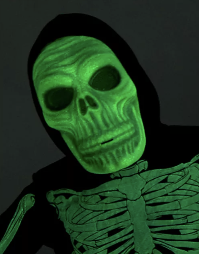 Déguisement squelette phosphorescent pour enfant