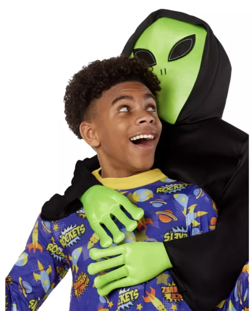 Déguisement d’enlèvement extraterrestre pour enfant