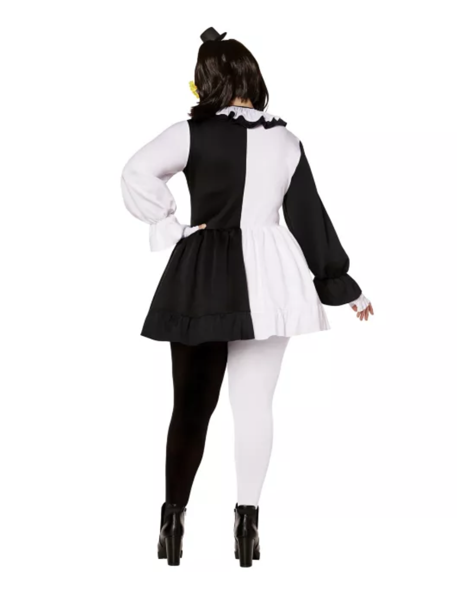 Déguisement robe de clown terrifiant pour adulte