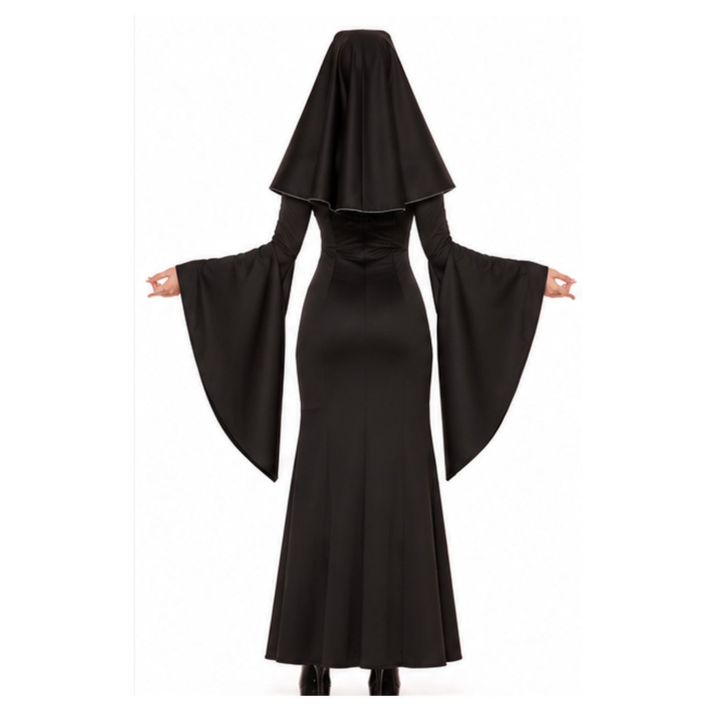 Déguisement de religieuse longue pour adulte