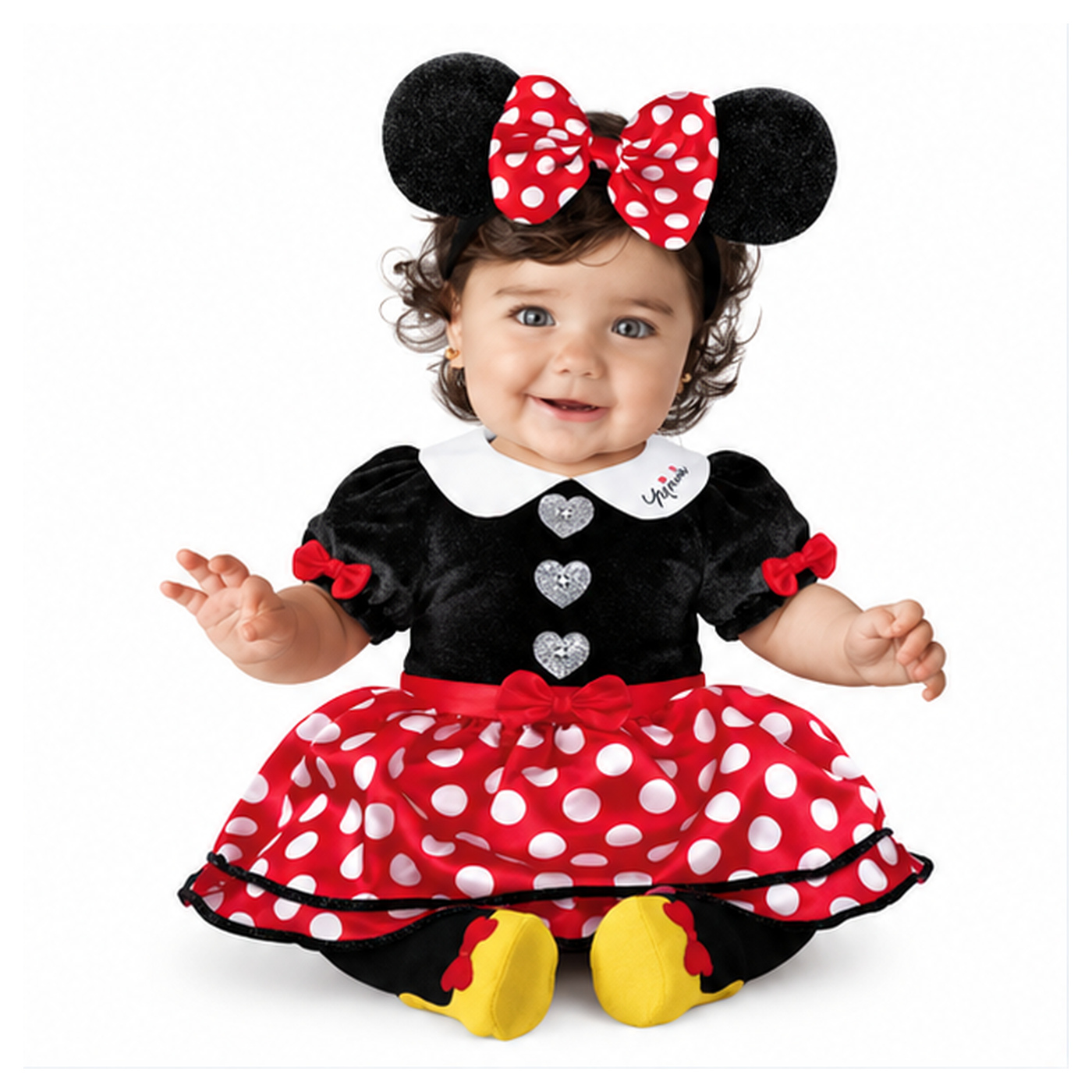 Déguisement robe Minnie Mouse pour bébé