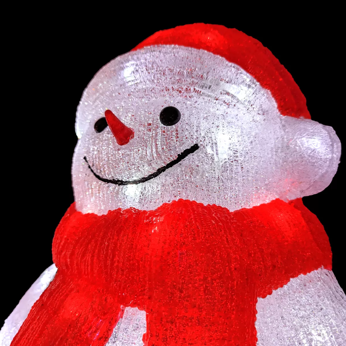 Bonhomme de neige lumineux 60 LED (H46 cm) 