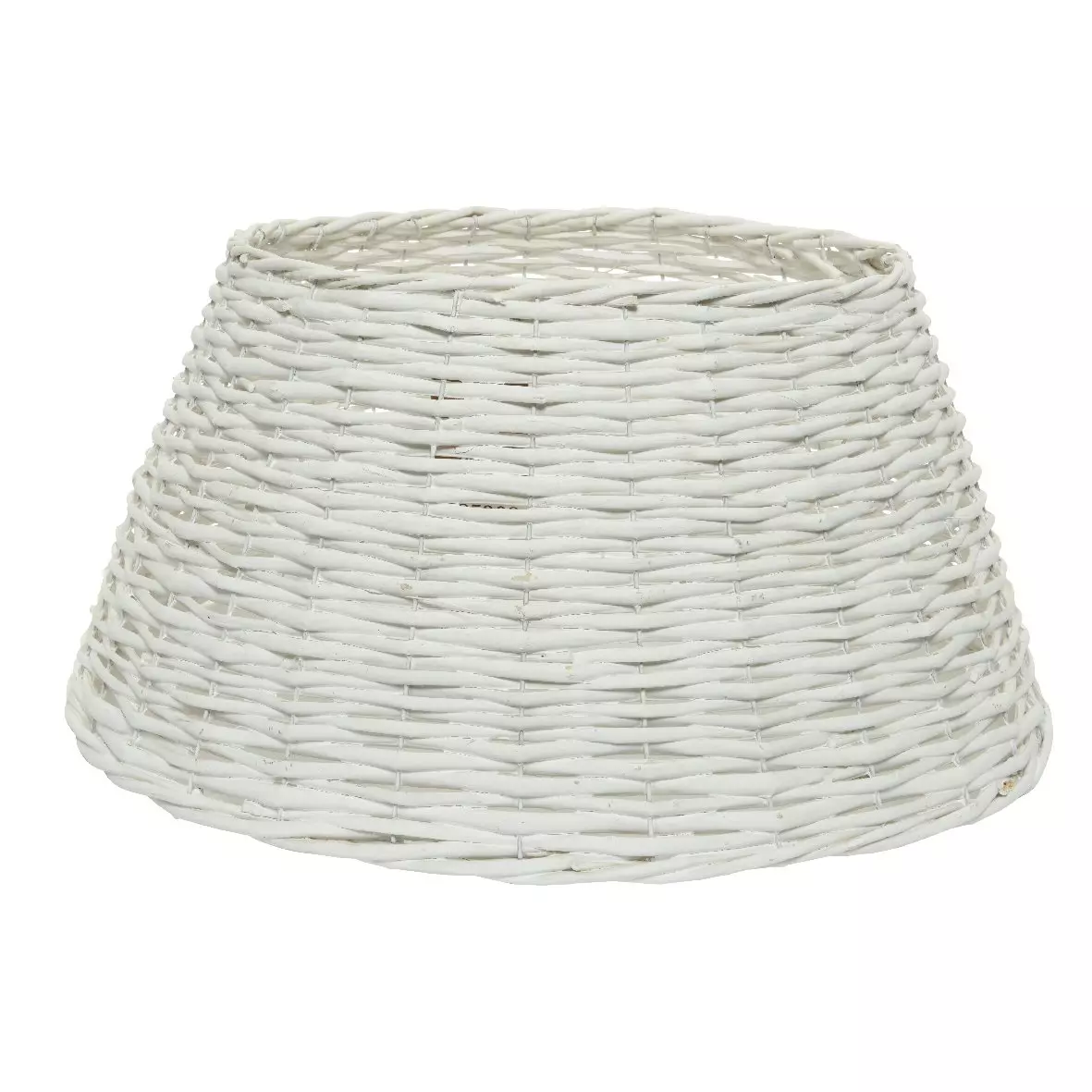 Cache-pied de sapin en saule tressé blanc – 57 cm
