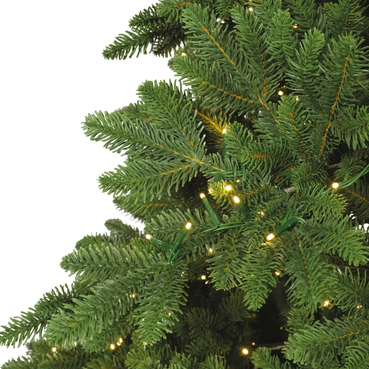 Sapin de Noël artificiel lumineux Aurora – 2 500 LED blanc chaud, vert sapin