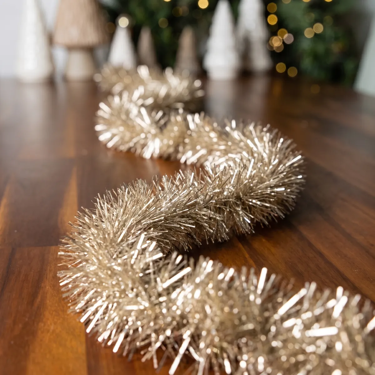  Guirlande de Noël (D10 cm) Alpine XL Perle