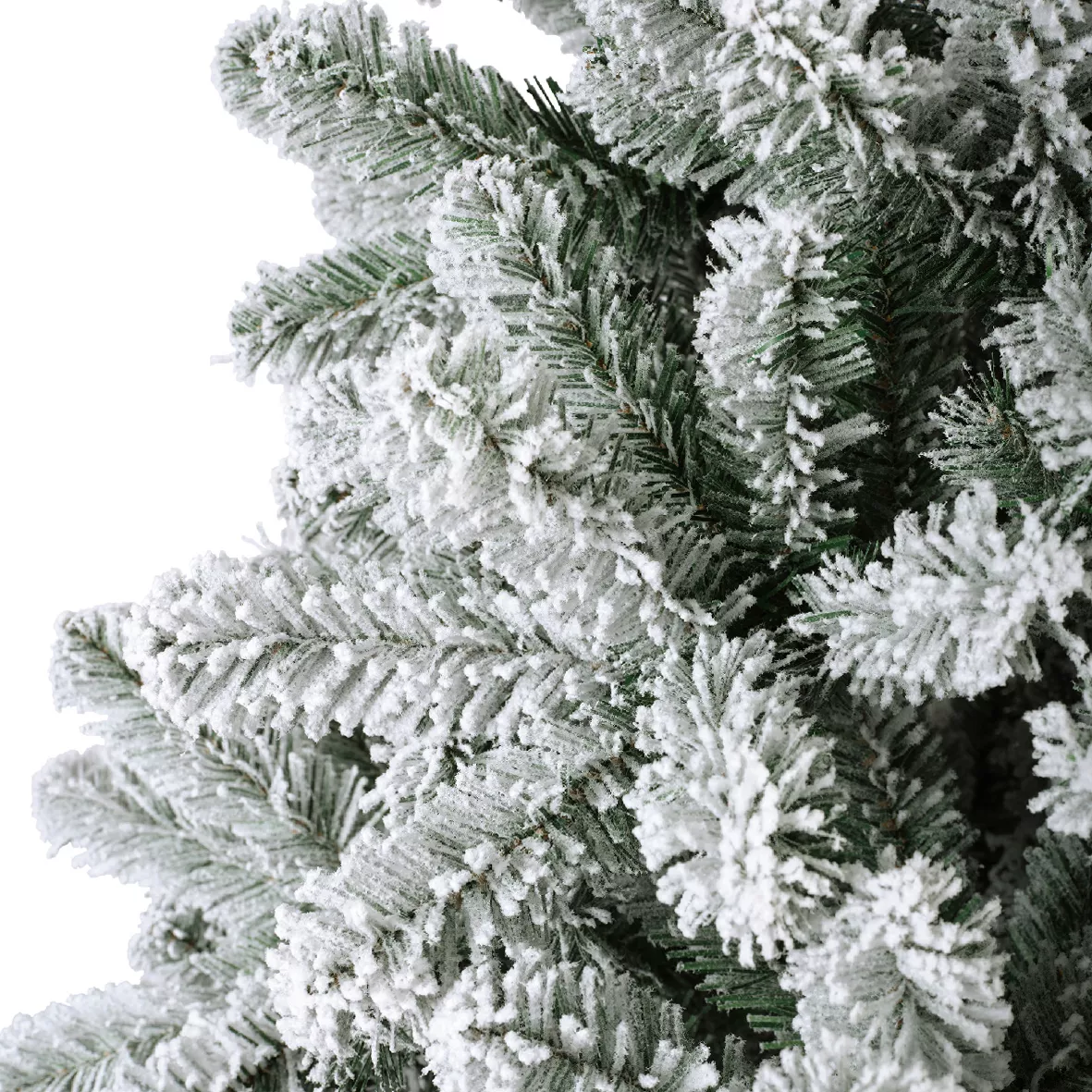 Sapin de Noël artificiel enneigé lumineux Nordmann – 180 cm, 260 LED blanc chaud