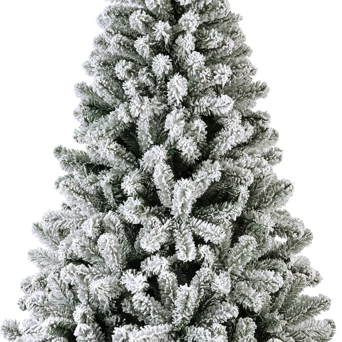 Sapin de Noël artificiel enneigé lumineux Nordmann – 180 cm, 260 LED blanc chaud