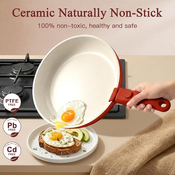 11PCS Pots and Pans Set Non Stick with Detachable Handle-Coolskitchenstore