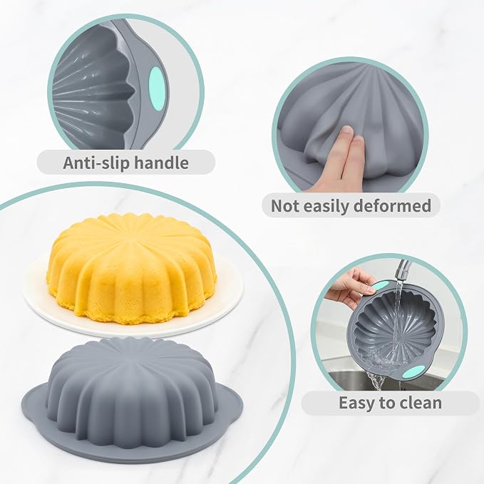 51 Piece Silicone Baking Pan Set, Nonstick Bakeware Set-Coolskitchenstore